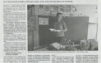 Dans la série “Nos coworkers sont formidables ” : Nolwenn Sarrazin, de Plume de Vègre