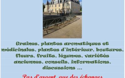 1er troc plantes au château de Dobert le 11/11