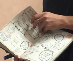 Quelques images des ateliers “Outils visuels”