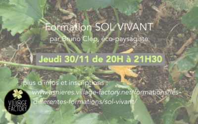Formation Sol vivant jeudi 30/11/17