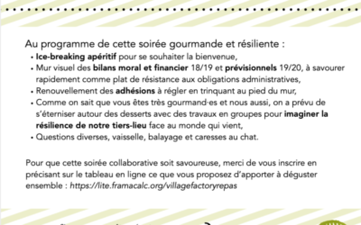 Notre Cercle d’orientation collaboratif 2019